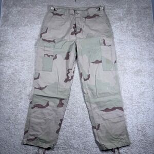 US Military Desert Camo Cargo Pants Mens Medium Regular 3 Color BDU Trousers